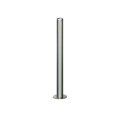 Certeo - Poste Barrera De Acero Inoxidable Con Cubierta De Remate Certeo - Poste Barrera De Acero Inoxidable Con Cubierta De Remate