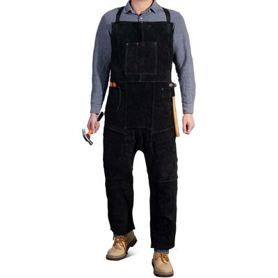 OEM Delantal De Soldadura De Cuero Profesional Para Hombre, Delantal De Trabajo Resistente Al Calor, Perfecto Para Herreros, Aficionados Al Bricolaje, Soldadores, Negro OEM Delantal De Soldadura De Cuero Profesional Para Hombre, Delantal De Trabajo Resistente Al Calor, Perfecto Para Herreros, Aficionados Al Bricolaje, Soldadores, Negro