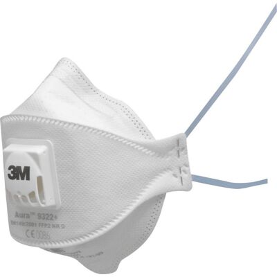 3m - Máscara De Polvo Fino Aura 9322+ Generación 3 Ffp2 (por 10) 3m - Máscara De Polvo Fino Aura 9322+ Generación 3 Ffp2 (por 10)