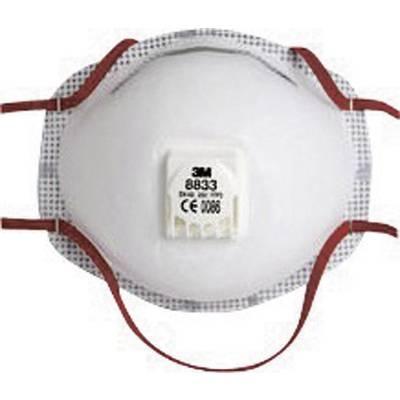 3m 8833 Mascarilla De Protección Respiratoria Blanca Ffp3 3m 8833 Mascarilla De Protección Respiratoria Blanca Ffp3