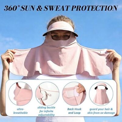OEM Mascarilla Facial Uv De 2 Piezas Con Protector De Cuello, Protección Solar Upf 50+, Protector Facial Ligero Para Actividades Al Aire Libre Verano OEM Mascarilla Facial Uv De 2 Piezas Con Protector De Cuello, Protección Solar Upf 50+, Protector Facial Ligero Para Actividades Al Aire Libre Verano