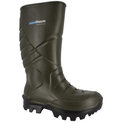 Noratherm S5 Bota De Agua De Seguridad Térmica Para Agricultura, Verde, Talla 45 Noratherm S5 Bota De Agua De Seguridad Térmica Para Agricultura, Verde, Talla 45
