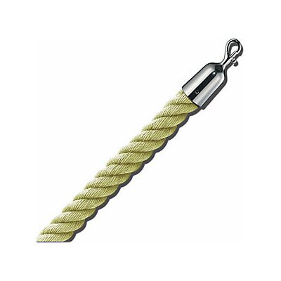 CERTEO Cordel Delimitador De 1,5 M Extremos Cromados Cordel Beige CERTEO Cordel Delimitador De 1,5 M Extremos Cromados Cordel Beige