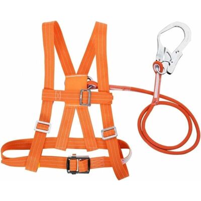 ANPVIZ Juego De Arnés De Seguridad, Arnés De Protección Contra Caídas, Arnés De Altura Completa, Arnés Anticaídas Para Caídas En El Trabajo (bucle De 3 M) ANPVIZ Juego De Arnés De Seguridad, Arnés De Protección Contra Caídas, Arnés De Altura Completa, Arnés Anticaídas Para Caídas En El Trabajo (bucle De 3 M)