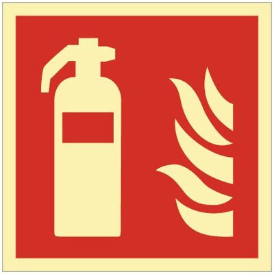Señal de Seguridad contra Incendios HP - DIN EN ISO 7010 - 148x148 mm Plástico Señal de Seguridad contra Incendios HP - DIN EN ISO 7010 - 148x148 mm Plástico