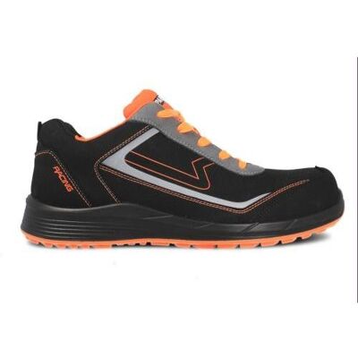 Zapato Seguridad Paredes S3 Hamilton Negro - Naranja Talla 38 Zapato Seguridad Paredes S3 Hamilton Negro - Naranja Talla 38