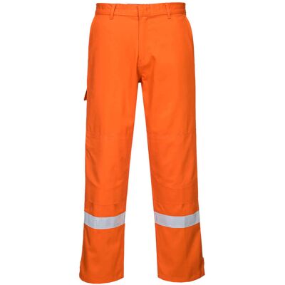 Pantalón Bizflame Pro Triple Puntada Alta Visibilidad Regular Portwest Fr26 L Naranja Pantalón Bizflame Pro Triple Puntada Alta Visibilidad Regular Portwest Fr26 L Naranja