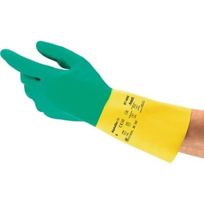 ANSELL Guante De Protección Química Alphatec® 87-900 Talla 9.5-10 Verde / Amarillo En 388.en 374.en 421 (paquete De 12) ANSELL Guante De Protección Química Alphatec® 87-900 Talla 9.5-10 Verde / Amarillo En 388.en 374.en 421 (paquete De 12)