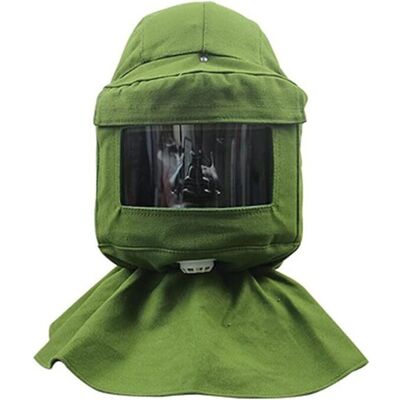 OEM Campana De Chorro De Arena, Bufanda De Chorro De Arena, Máscara Cortavientos, Máscara De Chorro De Arena, Herramientas De Protección Contra El Polvo, Mascarilla Facial, Lona Verde + Casco Protector OEM Campana De Chorro De Arena, Bufanda De Chorro De Arena, Máscara Cortavientos, Máscara De Chorro De Arena, Herramientas De Protección Contra El Polvo, Mascarilla Facial, Lona Verde + Casco Protector