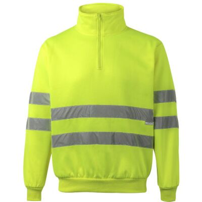 Sudadera Flúor Con Cremallera De Alta Visibilidad Velilla 5xl Amarillo Flúor Sudadera Flúor Con Cremallera De Alta Visibilidad Velilla 5xl Amarillo Flúor