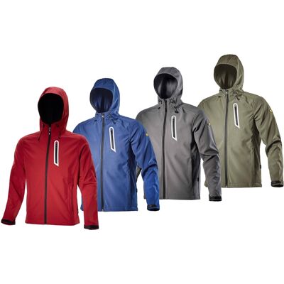 Diadora - Chaqueta Softshell De Trabajo Utility Sail - L - Rojo Diadora - Chaqueta Softshell De Trabajo Utility Sail - L - Rojo