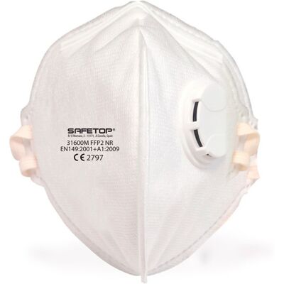 SEKURECO Mascarilla Plegable Vertical Y Válvula Ffp2 Nr Serie Emé SEKURECO Mascarilla Plegable Vertical Y Válvula Ffp2 Nr Serie Emé
