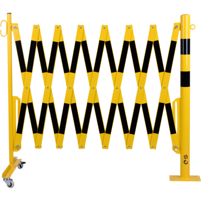 Certeo - Poste Barrera Con Rejas De Pantógrafo Tubo Redondo Ø 60 Mm Certeo - Poste Barrera Con Rejas De Pantógrafo Tubo Redondo Ø 60 Mm