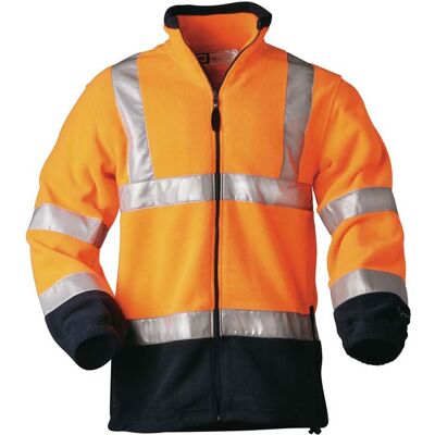Elysee - Chaqueta Softshell De Alta Visibilidad Talla S, Naranja/azul Marino Elysee - Chaqueta Softshell De Alta Visibilidad Talla S, Naranja/azul Marino
