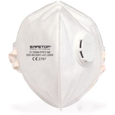 SEKURECO Mascarilla Plegable Vertical Con Válvula Ffp3 Nr Contra Polvos Tóxicos SEKURECO Mascarilla Plegable Vertical Con Válvula Ffp3 Nr Contra Polvos Tóxicos