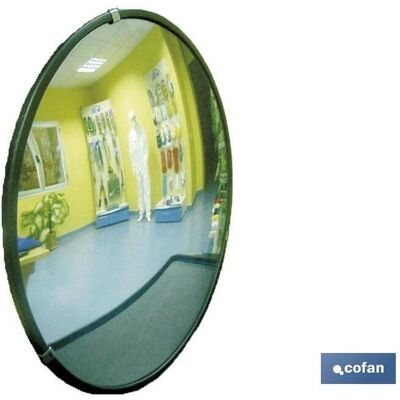 Espejo Convexo Interiores 45cm. , Espejo Convexo Interior Fabricado En Cristal Acrílico De Muy Buena Calidad. Es Adecuado Para Garajes, Supermercados, Cruces Interiores, Cole - Cofan Espejo Convexo Interiores 45cm. , Espejo Convexo Interior Fabricado En Cristal Acrílico De Muy Buena Calidad. Es Adecuado Para Garajes, Supermercados, Cruces Interiores, Cole - Cofan