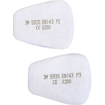3M Filtro De Polvo P2r (uso Con O Sin Filtros De Gas) Caja De 20 - 12697 - 5925 3M Filtro De Polvo P2r (uso Con O Sin Filtros De Gas) Caja De 20 - 12697 - 5925