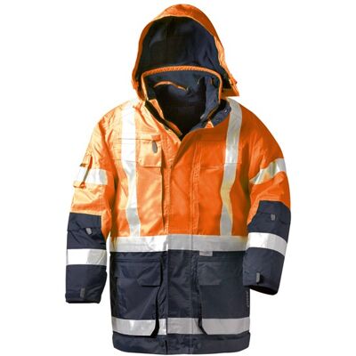 Elysee Parka Alto Visibilidad Wallace 4 En 1 Talla 2xl, Naranja Elysee Parka Alto Visibilidad Wallace 4 En 1 Talla 2xl, Naranja