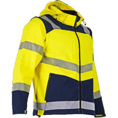 Lma - Chaqueta Alta Visibilidad Viseur - Softshell 3 Capas - Amarillo/azul Marino - T5 Xl 2227 T5 Lma - Chaqueta Alta Visibilidad Viseur - Softshell 3 Capas - Amarillo/azul Marino - T5 Xl 2227 T5