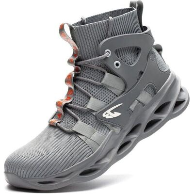 OEM Calzado De Seguridad Ligero S3 De Caña Alta, Transpirable, Con Puntera De Acero, Color Gris, Talla 45 - Ulisem OEM Calzado De Seguridad Ligero S3 De Caña Alta, Transpirable, Con Puntera De Acero, Color Gris, Talla 45 - Ulisem