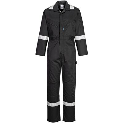 Portwest - Mono De Trabajo Iona Con Cintas Reflectantes F813 Xl Negro Portwest - Mono De Trabajo Iona Con Cintas Reflectantes F813 Xl Negro