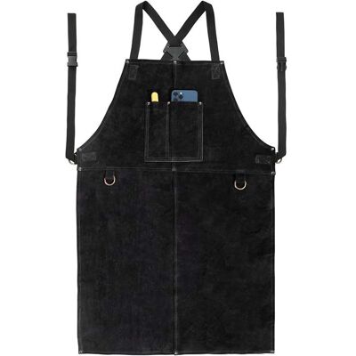 OEM Delantal De Soldadura, Delantal De Trabajo De Cuero Para Hombre, Delantal De Cocina Multifuncional De 61 X 91 Cm (24" X 36") OEM Delantal De Soldadura, Delantal De Trabajo De Cuero Para Hombre, Delantal De Cocina Multifuncional De 61 X 91 Cm (24" X 36")