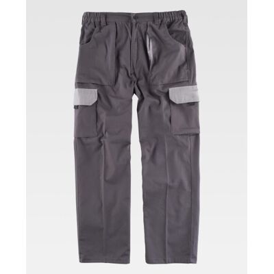 Pantalón De Algodón Combinado Con Bolsillos Inclinados Workteam Future Wf1560 52 Gris+gris Pantalón De Algodón Combinado Con Bolsillos Inclinados Workteam Future Wf1560 52 Gris+gris