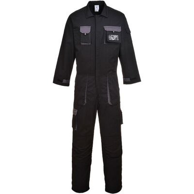 Portwest - Buzo De Trabajo Bicolor Contrast Con Puntos Reforzados Tx15 Xxl Negro Portwest - Buzo De Trabajo Bicolor Contrast Con Puntos Reforzados Tx15 Xxl Negro