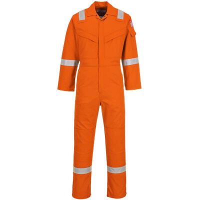Portwest Mono Super-ligero Y Resistente A La Llama Para Industria Offshore - Naranja Altos - Talla L Portwest Mono Super-ligero Y Resistente A La Llama Para Industria Offshore - Naranja Altos - Talla L