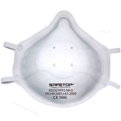Safetop - Mascarilla Desechable Reformada De Polipropileno Ffp2 Nr Safetop - Mascarilla Desechable Reformada De Polipropileno Ffp2 Nr