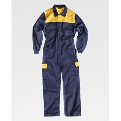 Buzo Básico De Trabajo Multibolsillos Combi Workteam C4502 52 Marino+amarillo Buzo Básico De Trabajo Multibolsillos Combi Workteam C4502 52 Marino+amarillo