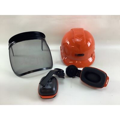 NEWGARDEN Casco Forestal Protección Auditiva De Plástico Visera Y Orejeras Ajustables NEWGARDEN Casco Forestal Protección Auditiva De Plástico Visera Y Orejeras Ajustables