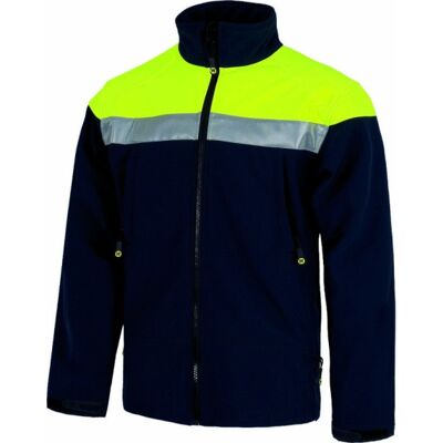 Chaqueta Workshell Fluor Con Cinta Reflectante Workteam S9505 De Alta Capacidad Térmica Xxl Marino+amarillo A.v. Chaqueta Workshell Fluor Con Cinta Reflectante Workteam S9505 De Alta Capacidad Térmica Xxl Marino+amarillo A.v.