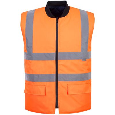 Portwest - Chaleco De Calor Flúor Naranja/ Amarillo Reversible 300d Industria S469 4xl Naranja Portwest - Chaleco De Calor Flúor Naranja/ Amarillo Reversible 300d Industria S469 4xl Naranja