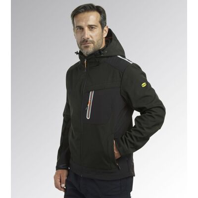 Diadora - Chaqueta De Trabajo Utility Softshell Tech Carbon - Xs - Gris Diadora - Chaqueta De Trabajo Utility Softshell Tech Carbon - Xs - Gris