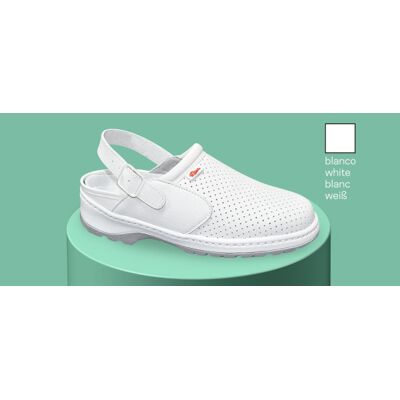 Calzado Sanitario De Pala De Microfibra D'Cover Oeko-tex® Forrada En Espuma De Poliuretano Dian Bea-l 39 Blanco Calzado Sanitario De Pala De Microfibra D'Cover Oeko-tex® Forrada En Espuma De Poliuretano Dian Bea-l 39 Blanco