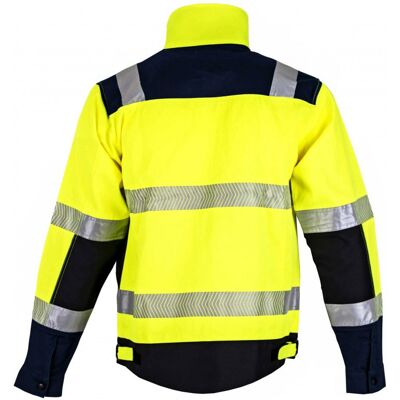 Chaqueta Reflectante De Alta Visibilidad Lma T2 S Amarillo Fluorescente/ Azul Marino - 2219 T2/s Chaqueta Reflectante De Alta Visibilidad Lma T2 S Amarillo Fluorescente/ Azul Marino - 2219 T2/s