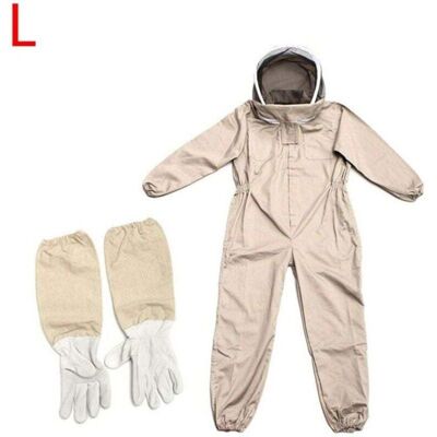 DPZO Traje De Apicultura – Equipo Profesional De Apicultura Con Guantes, Traje Protector Con Capucha Contra Avispas, Equipo De Protección Contra Avispas, Talla L DPZO Traje De Apicultura – Equipo Profesional De Apicultura Con Guantes, Traje Protector Con Capucha Contra Avispas, Equipo De Protección Contra Avispas, Talla L