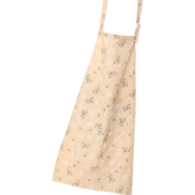 OEM Delantal Con Tirantes Ajustables Y Estampado Floral De Espigas De Trigo - Amarillo OEM Delantal Con Tirantes Ajustables Y Estampado Floral De Espigas De Trigo - Amarillo