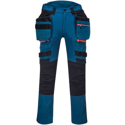 Portwest - Pantalón Laboral Dinámico Dx4 Holster Con Bolsillos Desmontables Regular Dx440 48 Pulgadas Azul Metro Portwest - Pantalón Laboral Dinámico Dx4 Holster Con Bolsillos Desmontables Regular Dx440 48 Pulgadas Azul Metro