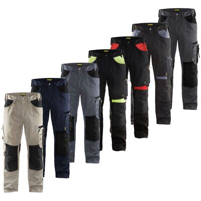 Blaklader - Pantalones De Trabajo 1556 Craftsman Sin Bolsillos Flotantes - 44 (eu) - Negro Blaklader - Pantalones De Trabajo 1556 Craftsman Sin Bolsillos Flotantes - 44 (eu) - Negro