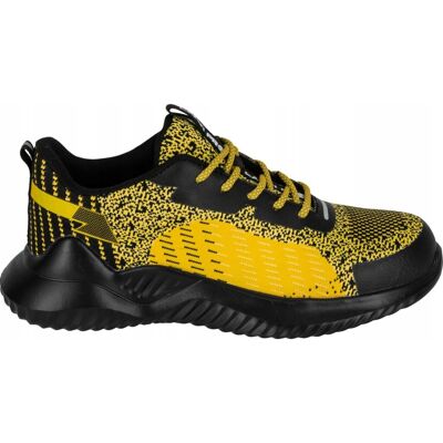 SHUMEE Zapatos De Trabajo De Punto Lahti Pro, Amarillos Y Negros, Talla 44, 1 Unidad. SHUMEE Zapatos De Trabajo De Punto Lahti Pro, Amarillos Y Negros, Talla 44, 1 Unidad.