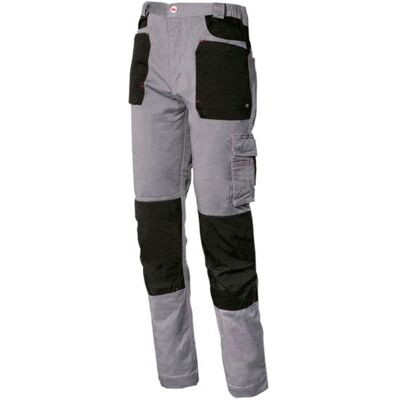 Industrial Starter - Pantalones De Trabajo Elásticos Stretch 8730 - L - Gris Industrial Starter - Pantalones De Trabajo Elásticos Stretch 8730 - L - Gris