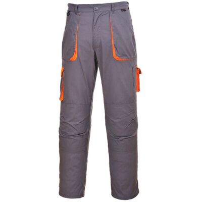 Portwest - Pantalones De Trabajo Tejido Cotton Rich Texo Contrast Altos Colores Corporativos Tx11 Xxl Gris Portwest - Pantalones De Trabajo Tejido Cotton Rich Texo Contrast Altos Colores Corporativos Tx11 Xxl Gris