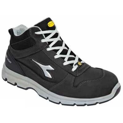 Diadora - Zapato Trabajo Utility Run Mid S3 Src Esd Negro 44 Diadora - Zapato Trabajo Utility Run Mid S3 Src Esd Negro 44