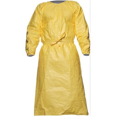 DUPONT Delantal Sarrau Tychem C Pl50 Talla S/m Amarillo DUPONT Delantal Sarrau Tychem C Pl50 Talla S/m Amarillo
