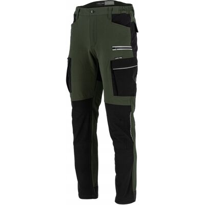 SHUMEE Pantalones De Trabajo Ajustados De Corte Elástico Verde-negro L Lahti P 1 Unidad. SHUMEE Pantalones De Trabajo Ajustados De Corte Elástico Verde-negro L Lahti P 1 Unidad.