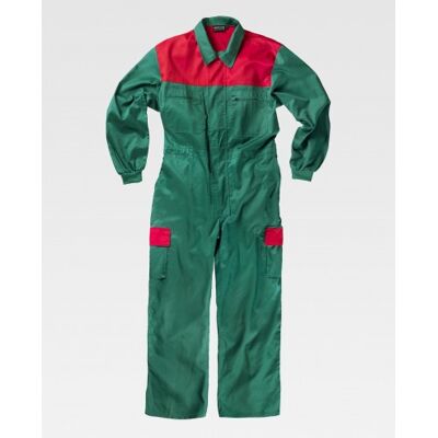 Buzo Básico De Trabajo Multibolsillos Combi Workteam C4502 58 Verde+rojo Buzo Básico De Trabajo Multibolsillos Combi Workteam C4502 58 Verde+rojo