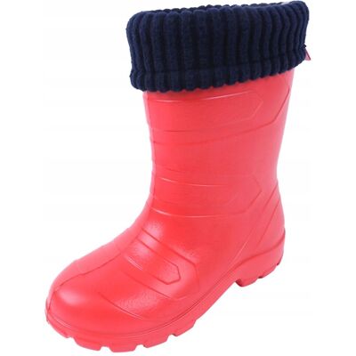 SHUMEE Botas De Agua Aspen Lemigo Rojas Y Azul Marino, Talla 29 Eu, 1 Unidad. SHUMEE Botas De Agua Aspen Lemigo Rojas Y Azul Marino, Talla 29 Eu, 1 Unidad.
