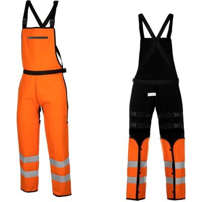 GENERICO Pattones - Peto Protector Desbrozadora Solapa Broche Naranja Talla L GENERICO Pattones - Peto Protector Desbrozadora Solapa Broche Naranja Talla L